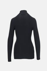 Prada Logo Mock Neck Top
