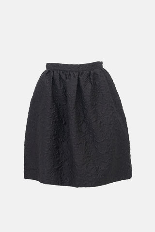 Prada 2014 Wool & Silk Cloqué Skirt