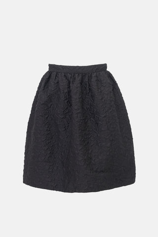 Prada 2014 Wool & Silk Cloqué Skirt