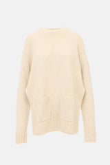 Celine Merino Wool Patch Pocket Sweater