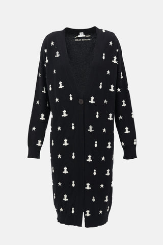 Hermès Cashmere Poste et Cavalerie Cardigan