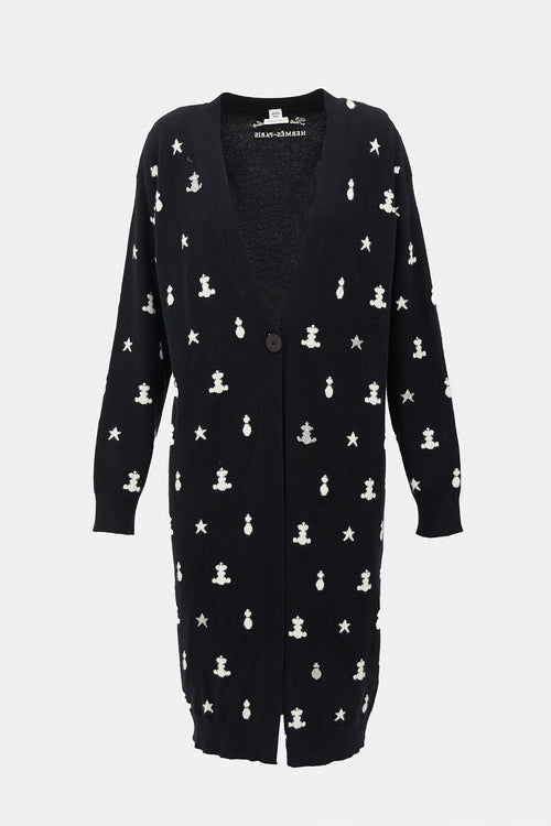 Hermès Cashmere Poste et Cavalerie Cardigan