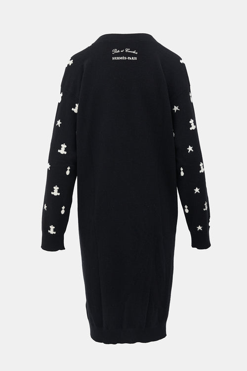 Hermès Cashmere Poste et Cavalerie Cardigan