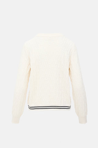 Hermès Silk & Cashmere Zip Cardigan
