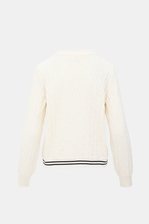 Hermès Silk & Cashmere Zip Cardigan
