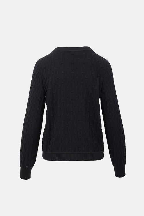 Hermès Silk & Cashmere Zip Cardigan