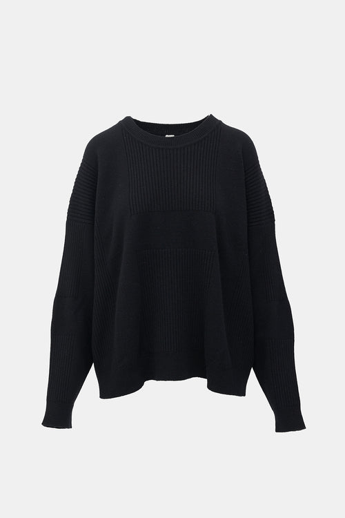 Hermès Cashmere Ribbed Knit H Sweater