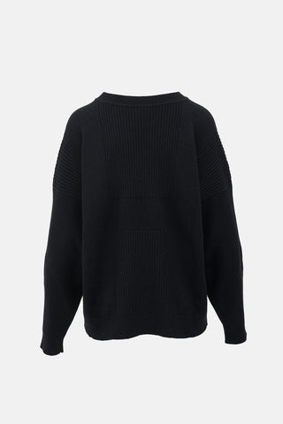 Hermès Cashmere Ribbed Knit H Sweater