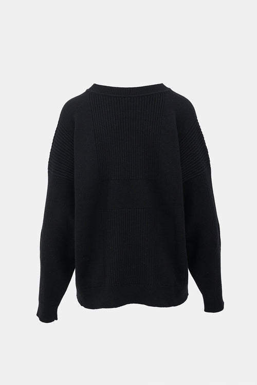 Hermès Cashmere Ribbed Knit H Sweater