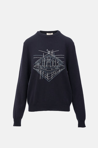 Hermès Cashmere Intarsia Sweater
