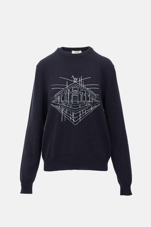 Hermès Cashmere Intarsia Sweater