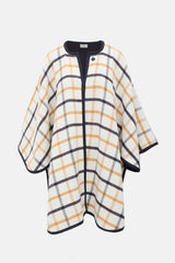 Hermès Wool & Cashmere Checked Cape