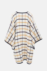 Hermès Wool & Cashmere Checked Cape