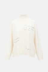 Fabiana Filippi Script Embroidered Sweater