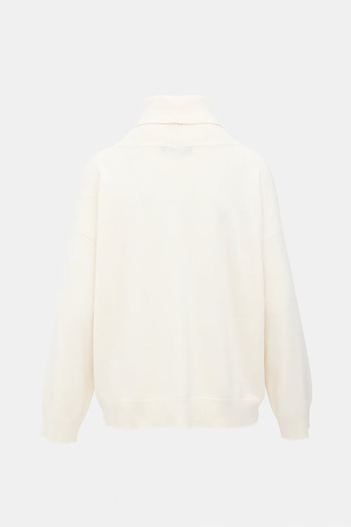 Fabiana Filippi Script Embroidered Sweater