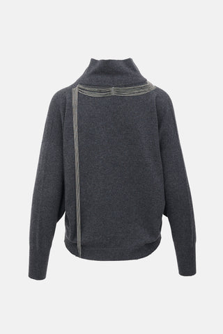 Fabiana Filippi Beaded Fringe Sweater