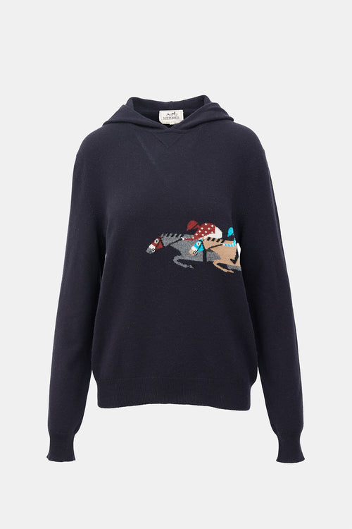 Hermès Cashmere Jockey Hoodie