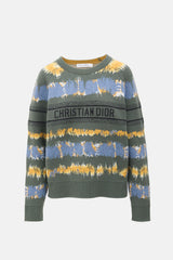 Dior Wool & Cashmere Intarsia Sweater