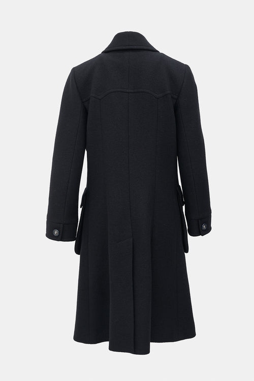 Chanel Wool Cargo Pocket Coat