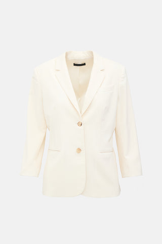 The Row Wool Two Button Blazer