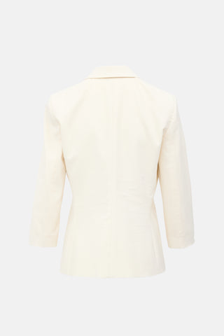 The Row Wool Two Button Blazer