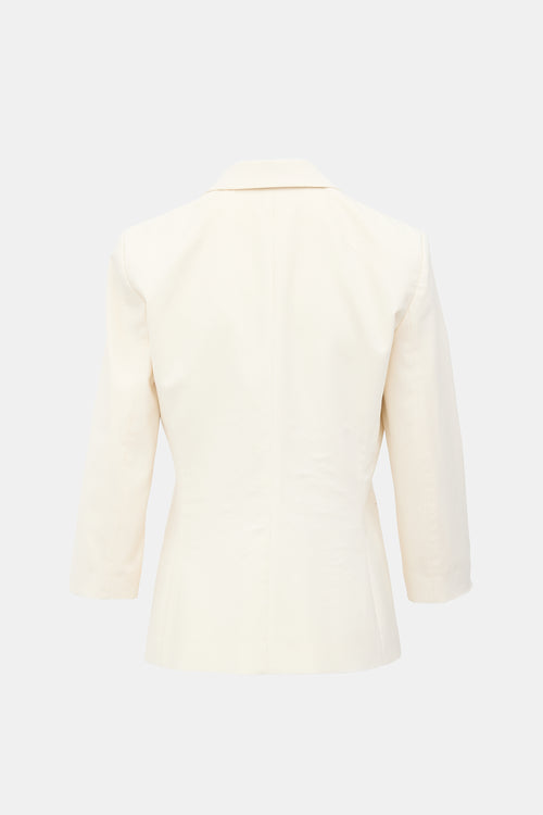 The Row Wool Two Button Blazer