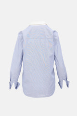 Brunello Cucinelli Pinstripe Monili Shirt