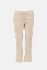 Brunello Cucinelli Suede Cropped Pant