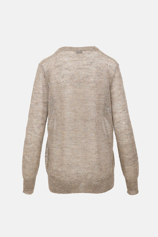 Metallic Sheer Sweater