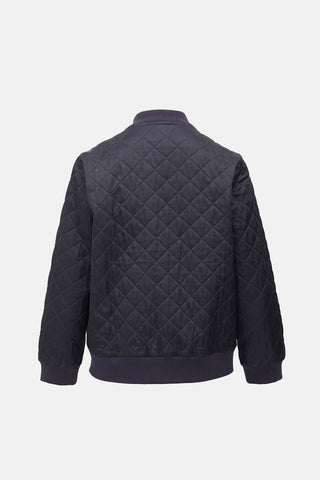 Quilted Sequin Bomber Jacket