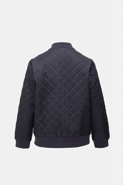 Quilted Sequin Bomber Jacket