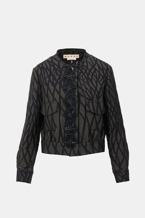 Jacquard Embellished Jacket