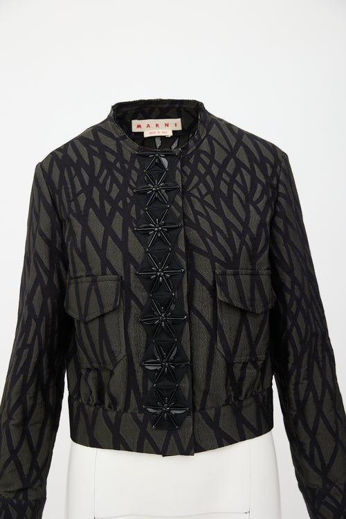 Jacquard Embellished Jacket