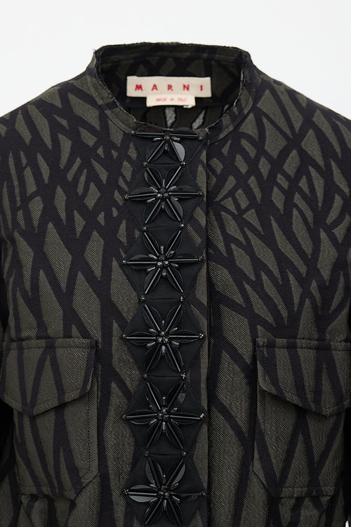 Jacquard Embellished Jacket