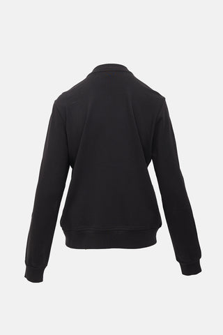 Jersey Sequin Bomber Jacket