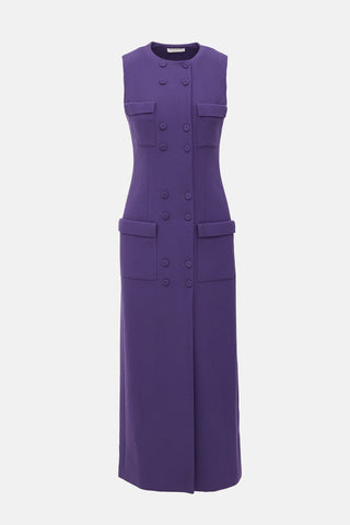 Wool Double Breasted Dress