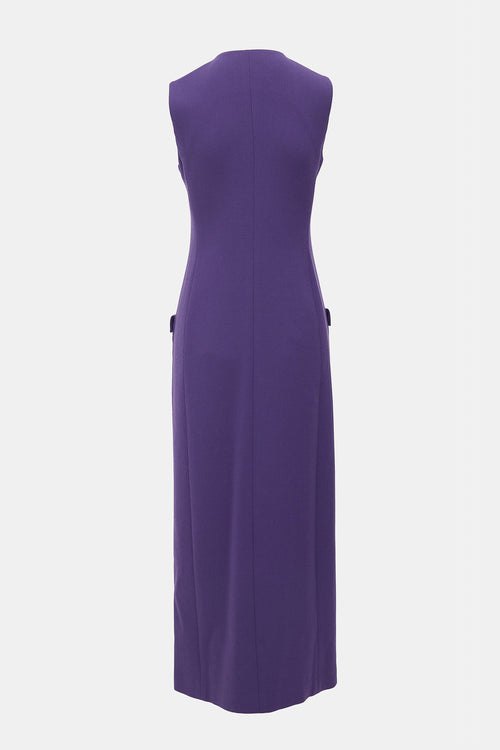 Wool Double Breasted Dress