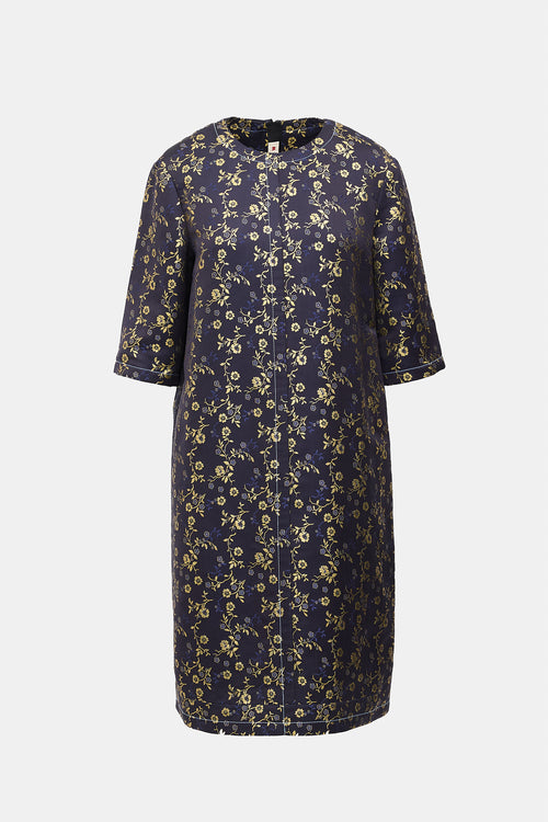 Floral Jacquard Dress
