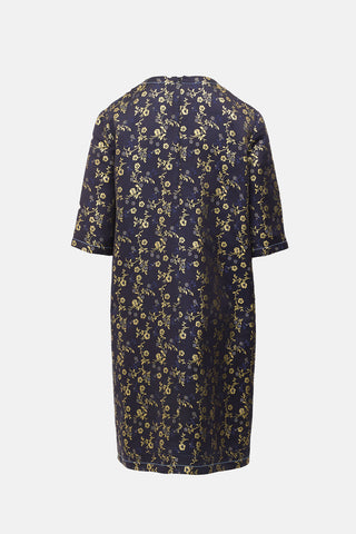 Floral Jacquard Dress