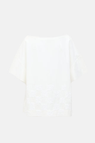 Oversized Embellished Top