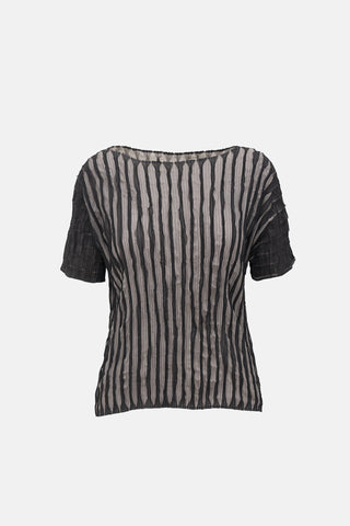 White Label Vintage Plissé Top