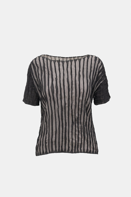 White Label Vintage Plissé Top