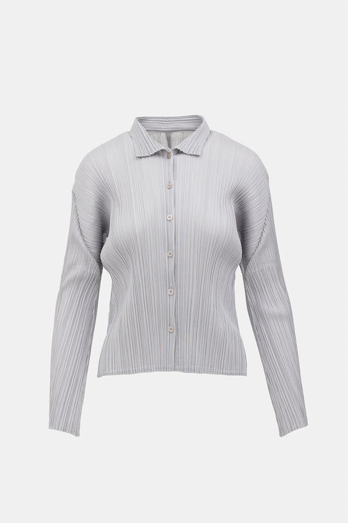 Plissé Button Up Shirt