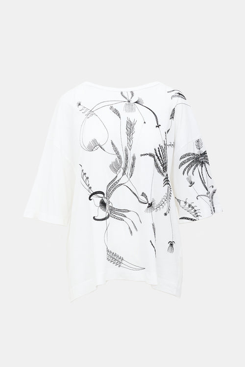 Oversized Embroidered T-Shirt