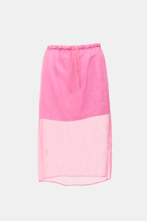 Silk Sheer Skirt