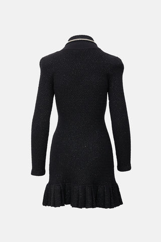Self-Portrait Knit Tweed Dress