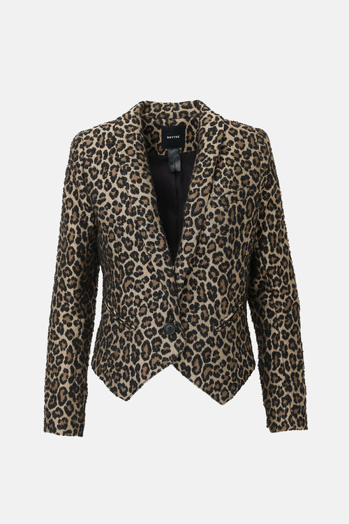 Smythe Textured Jacquard Blazer