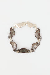 Patricia von Musulin Vintage Sterling Silver & Wood Choker