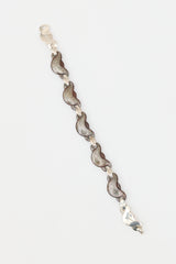 Patricia von Musulin Vintage Sterling Silver & Wood Choker