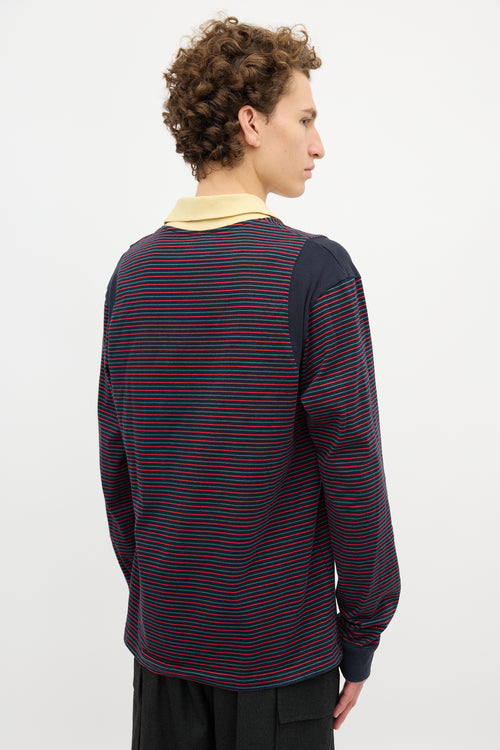 Wales Bonner Striped Sonic Polo